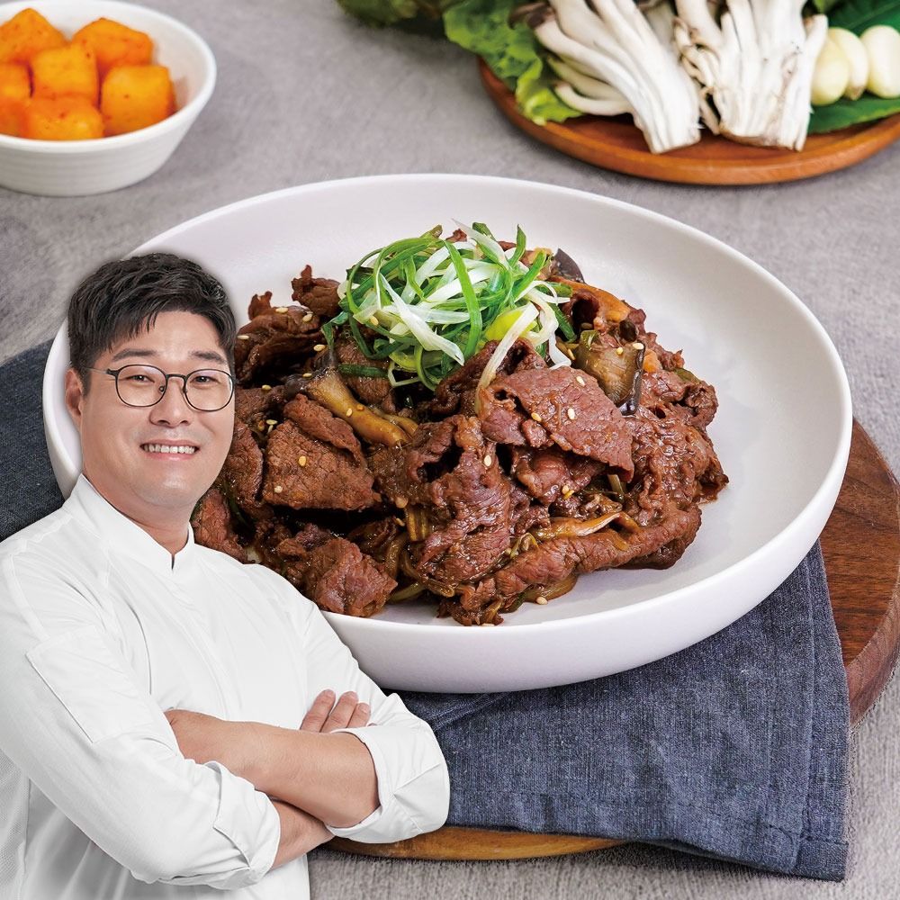 [Jinji]Oh Se deuk Chef Wagyu beef grilled meat 250g_ Jinji, Oh Se Suk Chef, Wagyu Beef Grilled Meat, Dinner Side Dish, Children's Side Dish, Bulgogi, Simple Dish_made in Korea